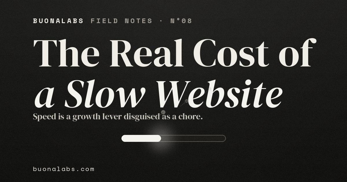 The Real Cost of a Slow Website