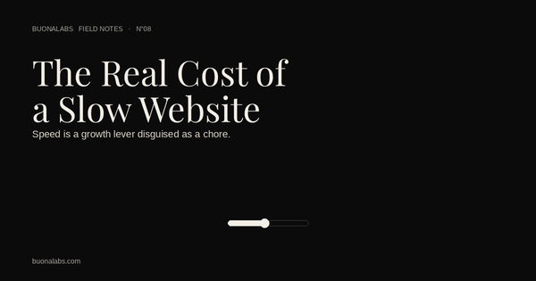 The Real Cost of a Slow Website
